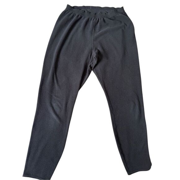 Vintage Patagonia Capilene Fleece Base Layer Thermal Pants size L Black - Picture 1 of 8
